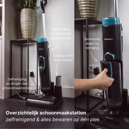 Sophitech DualClean Pro - Dweilstofzuiger 2-in-1 - Stofzuiger met Dweilfunctie - Nat & Droog - Zelfreinigend - Draadloos - Tot 40 min Accu — thumbnail 5