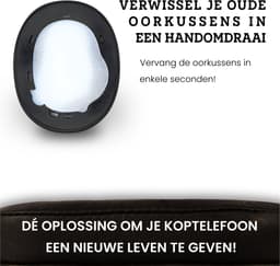 Somstyle Oorkussens Geschikt Voor JBL Live 650BT NC / 660 NC Koptelefoon - 2 Stuks - Zacht Schuim - Eiwitleer - Donkerblauw — thumbnail 3