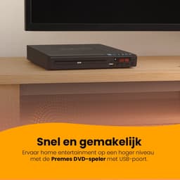 Premes DVD Speler Met HDMI - Full HD - 1080P - Inclusief HDMI, AV-Kabel En Afstandsbediening - USB - DVD En CD Speler — thumbnail 3