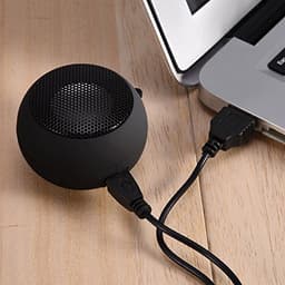 Draagbare 3,5 mm luidspreker, draadloze mini-luidspreker met 3,5 mm AUX-audio-aansluiting, draagbare mini-reisluidspreker van 3,5 mm met ingebouwde batterij voor mobiele telefoon MP3-pc (zwart) — thumbnail 2