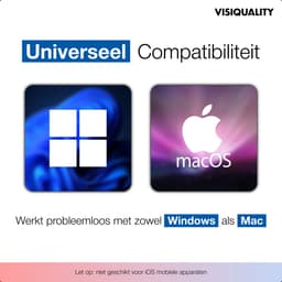 VisiQuality High-Speed Externe Harde Schijf 1 TB - Draagbare Harde Schijf USB 3.0 - Voor Windows & Mac - Geschikt voor Gameconsoles - Compact - Met handleiding - Blauw — thumbnail 2