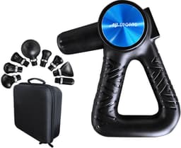 AJ-Sports Massage Gun PRO+ - Massage Pistool - Massage Apparaat - 8 opzetstukken - Inclusief Koffer - Zwart - Draadloos - Krachtig — thumbnail 1