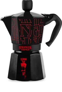 Bialetti Stranger Things - Percolator - Moka Express 6 kops - Aluminium - Met Stranger things sound effect — thumbnail 1