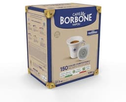 Caffè Borbone Composteerbare Koffiepad, Zwarte Koffiemelange - 150 Koffiepads - Recycleerbare verpakking - Compatibele met ESE-systeem Papieren koffiepads van 44 mm — thumbnail 2