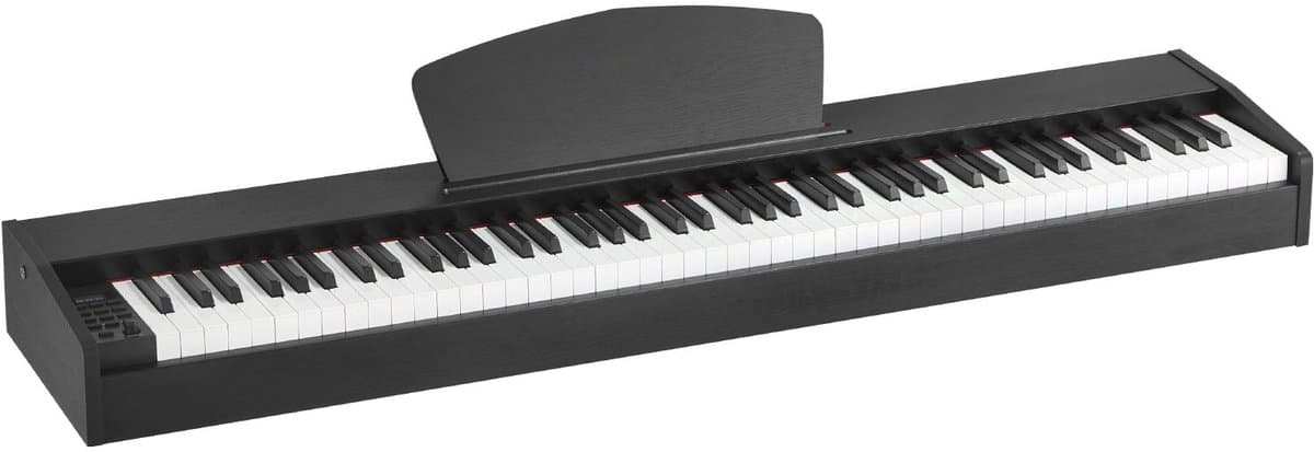 Digitale Piano - Elektrische Piano - Volledig Gewogen 88 Toetsen - Ingebouwde Luidsprekers - Sustainpedaal - Opnamefunctie - Draadloze Verbinding - Voor Beginners - Zwart — afbeelding 1