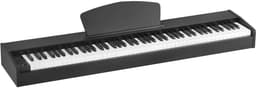 Digitale Piano - Elektrische Piano - Volledig Gewogen 88 Toetsen - Ingebouwde Luidsprekers - Sustainpedaal - Opnamefunctie - Draadloze Verbinding - Voor Beginners - Zwart — thumbnail 1