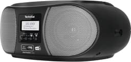 TechniSat DIGITRADIO 1990 - Stereo-boombox met DAB+/FM-radio en CD-speler (Bluetooth-audiostreaming, hoofdtelefoonaansluiting, USB, AUX in, oplaadfunctie, klok, 2 x 1,5 watt uitgangsvermogen) — thumbnail 3