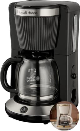 Russell Hobbs Brontë Zwart - Koffiezetapparaat - 26780-56 — thumbnail 1