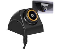 720P achteruitrijcamera voor voertuigen, dubbele camera's voor en achter, 360 graden draaibaar, groothoeklens, IP68K waterdicht, universeel ontwerp, nachtzichtfunctie, geschikt voor vrachtwagens, personenauto's, pick-ups en SUV's.