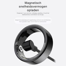 DrPhone RingSense V2 - Smart Ring - Europese ringmaat 65/66 - IP68 Waterdicht - 24-Uur Hartslagmonitoring – Slaapmonitor – Stappenteller – Mobiele App – Rose Goud — thumbnail 4