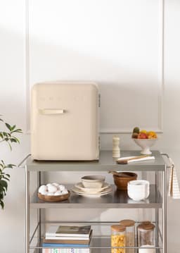 CREATE - Koelkast in retrostijl - Zand - Handvat Zand - FRIDGE RETRO 48L — thumbnail 4