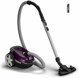 Edition PowerMax XD3100 – Stofzuiger met Zak 900W – AirflowMax Technologie – HEPA Filter – 79 dB – Ideaal voor Tapijt, Harde Vloeren & Meubels – Paars – Inclusief Accessoires – 32,01×40,17×39,42 cm — thumbnail 1