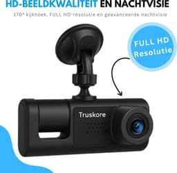 Truskore Dashcam Voor Auto Max 2025 - Voor en Achter - FULL HD Beeld en Nachtvisie - Incl. App — thumbnail 2