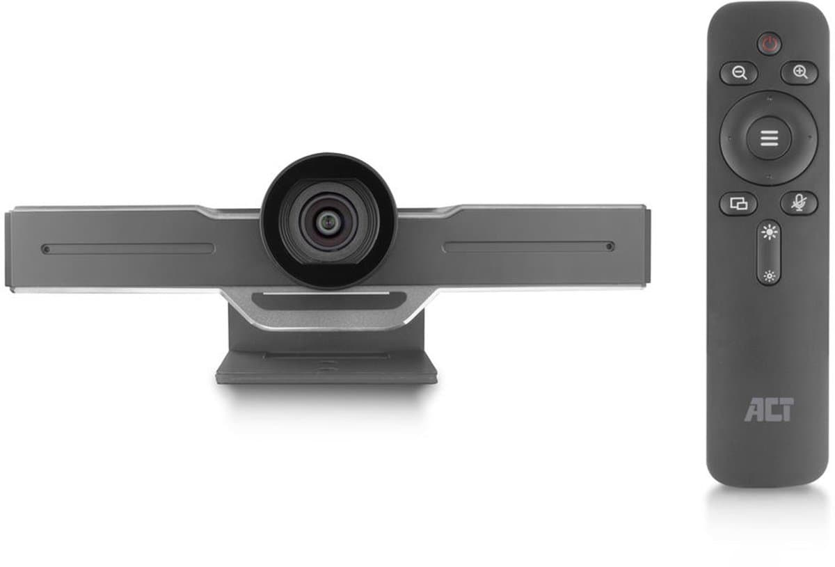 ACT Connectivity Full HD Conference Camera met microfoon, pan, tilt en zoom webcam — afbeelding 1