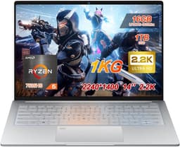 S14 Laptop 14 inch 2.2K 16:10 – AMD Ryzen 5 7535HS – 16GB LPDDR5 – 1TB NVMe SSD – 60Wh accu – WiFi 6 – Fingerprint – Windows 11 – Zilver — thumbnail 1