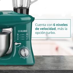 Keukenmachine met 7 accessoires voor veelzijdig koken - Groen - 6 Liter — thumbnail 5