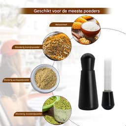 GELLDG Koffiedispenser - Espressodispenser - Espressobarista-tool - met roestvrijstalen naald - Zwart — thumbnail 4