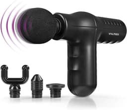 Elektrisch Mini Massagepistool met 4 Opzetstukken - 5 Intensiteitsstanden en Power Boost — thumbnail 1