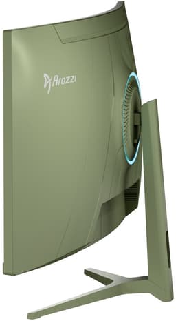 Arozzi Nova 34" Gaming Monitor - Curved - UWQHD VA - 165Hz - Bosgroen — thumbnail 3