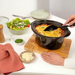 RVV® Slowcooker met timer - Slowcooker - Crockpot - Zwart - 31cm x 22cm x 30cm — thumbnail 2