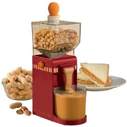 Boterbereider - Pindakaasbereider - Notenmolen - Kleine kookmachine - Thuis 110V/220V 120W Keukenbotermachine - Pinda's, cashewnoten, amandelen, hazelnoten — thumbnail 1