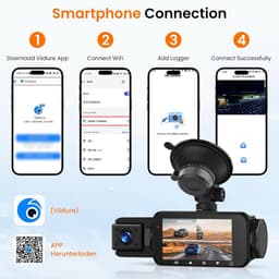 Hoogwaardige 4K Dashcam voor Auto en Vrachtwagen - Scherpe Video-opnames — thumbnail 5