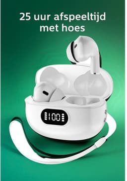 Draadloze Oordopjes - Bluetooth Oordopjes - Oortjes Draadloos - Draadloze Oortjes Bluetooth - Touch - Microfoon — thumbnail 4