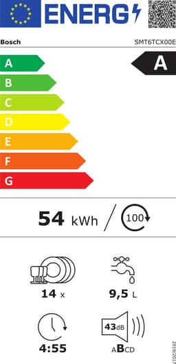 Bosch SMT6TCX00E - Serie 6 - Inbouwvaatwasser - Volledig integreerbaar — thumbnail 3