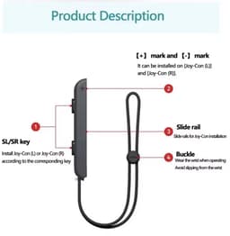 Polsbanden voor Joy-Con – Compatibel met Nintendo Switch / Switch OLED / Switch Lite – 2 Stuks — thumbnail 4