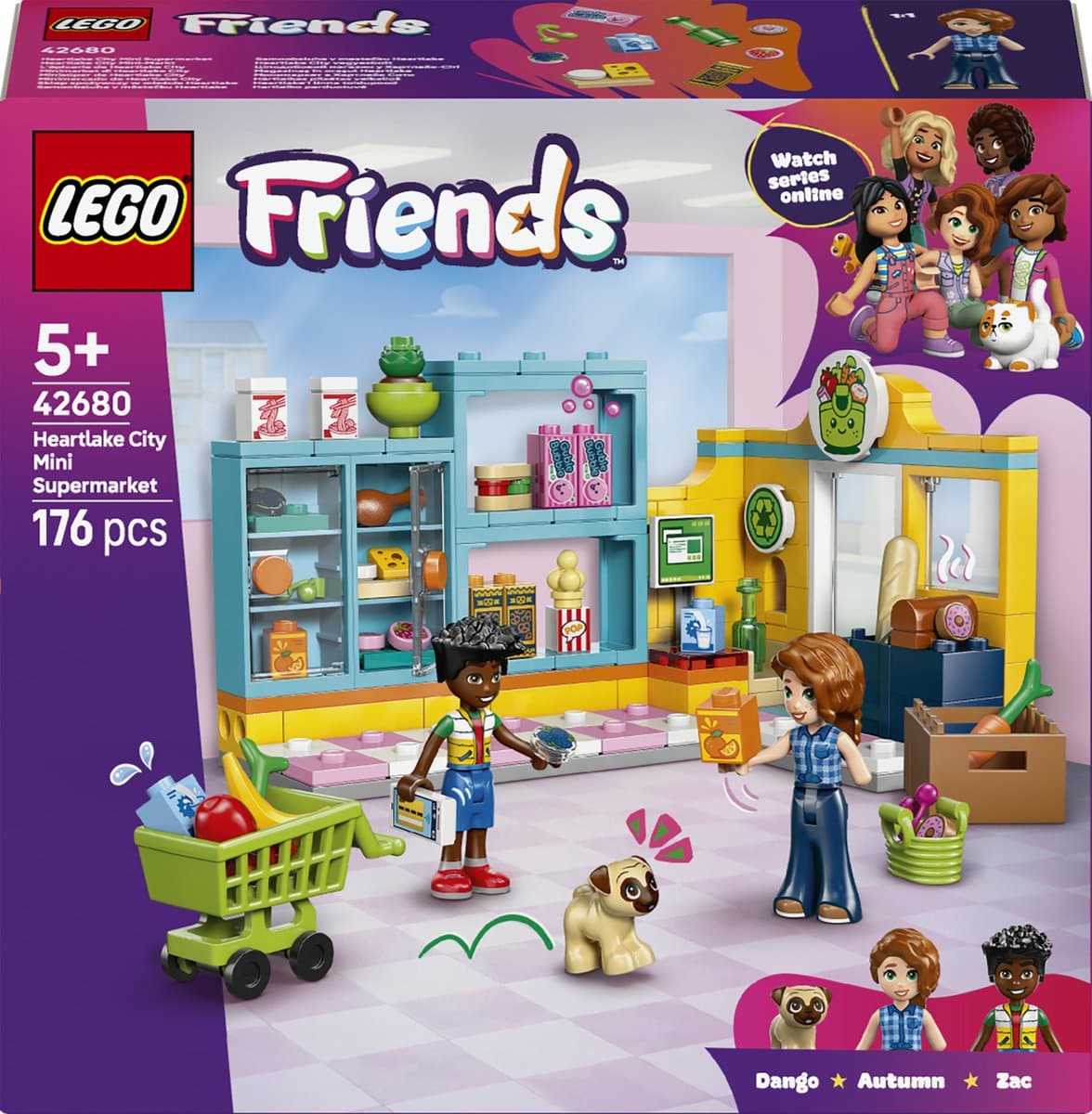 Lego Friends 42680 Heartlake City Supermarkt Bouwstenen — afbeelding 1