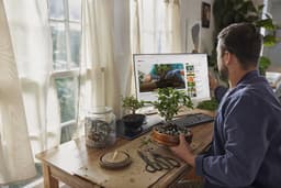 HP Series 5 27 inch FHD Monitor with Speakers - 527sa — thumbnail 2