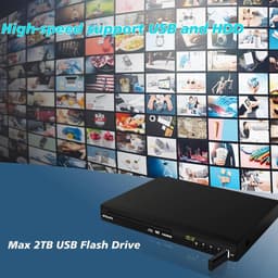 DVD Speler met HDMI - Blu Ray Spelers - Externe DVVD Speler — thumbnail 2