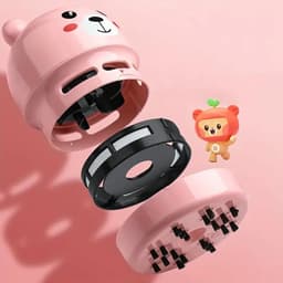 Bureaustofzuiger, USB-toetsenbordreiniger, draagbare potloodgum, gumrestenreiniger, sigarettenasreiniger, mini handstofzuiger - werkt op batterijen - gevoed door 2 AA-batterijen (batterijen en kabel niet inbegrepen) (Blauw) — thumbnail 5