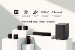 ULTIMEA - 7.1 Virtual Surround Sound Bar - Soundbar voor tv - met 4 surround speakers - App bediening - Soundbar met subwoofer - Aura A40 — thumbnail 3