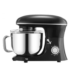 Keukenmachine - Standmixer en Deegmixer - Met Kantelbare Kop - Vermogen 1400W - Inhoud 5,68 L RVS Kom - Deeghaak en Garde - Mengschraper - Zwart — thumbnail 2
