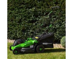 Garden Master® 40V Draadloze Grasmaaier - Dubbele 4Ah Accu en Lader inbegrepen - 38cm Maaibreedte - 42L Grasopvang - Verstelbare maaihoogte - Compact en lichtgewicht