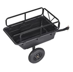 Kiepkar - ATV/UTV Tuinaanhanger - Draagvermogen 227 kg - Banden 41 cm - Kiepfunctie hand of voetpedaal - Zware uitvoering - Voor grasmaaier en tractor — thumbnail 5