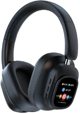 LifePods Smart draadloze over-ear koptelefoon met touchscreen, Bluetooth 5.3, Hybrid ANC noise cancelling, app-bediening, microfoon, USB-C, 3,5 mm AUX, opvouwbaar design, hoofdtelefoon voor muziek, reizen, werk en bellen — thumbnail 1