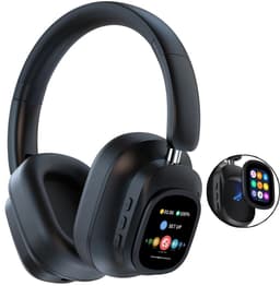 LifePods Smart draadloze over-ear koptelefoon met touchscreen, Bluetooth 5.3, Hybrid ANC noise cancelling, app-bediening, microfoon, USB-C, 3,5 mm AUX, opvouwbaar design, hoofdtelefoon voor muziek, reizen, werk en bellen — thumbnail 2