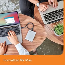 Externe Harde Schijf voor Mac 6TB USB-C Versleuteling Zilver — thumbnail 2