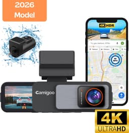 Camigoo® X30 Pro - Dual Dashcam - Dashcam Voor Auto - Dashcam - Ultra 4K & Full HD - Voor en Achter Camera - WiFi & GPS - 2.9 Inch met APP - Inclusief 64GB Micro SD Kaart U3 - Loop Opname - G Sensor - Time Lapse - NL Handleiding + Systeem — thumbnail 1