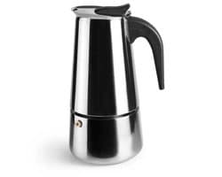 Ibili Express Inox Moka Koffiezetapparaat Italiaans 4 Bekers Zilver
