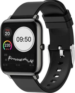 Belesy® HUNDRED - Smartwatch - Heren & Dames - Horloge - 1.3 inch - Kleurenscherm - Full Touch - Stappenteller - Multi Sport - 100+ Watchfaces - Maak uw eigen wijzerplaat - Siliconen - Watch geschikt voor Android en iOS - Moederdag — thumbnail 1