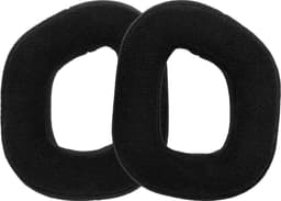 kwmobile 2x fluwelen oorkussens geschikt voor Corsair HS80 koptelefoons - Kussens voor over-ear-koptelefoon in zwart — thumbnail 4