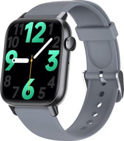 SAMTECH Smartwatch - Heren & Dames – horloge – met HD Touchscreen - Stappenteller, Calorie Teller, Slaap meter – Grijs — thumbnail 1