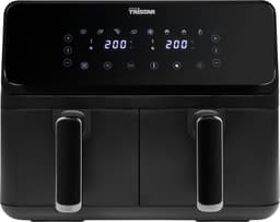 Tristar FR-9026 - Dubbele Airfryer XXL - 2x4L - 2 onafhankelijke kookzones - 8 Bakprogramma's - PFAS-vrij - WK — thumbnail 1