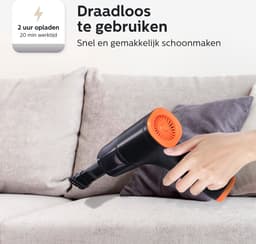 Propurify® Handstofzuiger - Kruimelzuiger - Hand stofzuiger oplaadbaar - Kruimeldief draadloos - Handstofzuiger auto - draadloos - met HEPA filter — thumbnail 3
