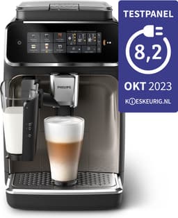 Philips 3300 Series LatteGo EP3347/90 - Espressomachine - 5 Soorten Koffie + Heet Water - Zwart / Chroom - + AquaClean Filter — thumbnail 3