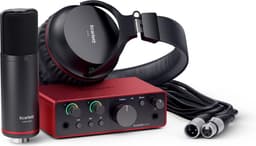 Focusrite Scarlett Solo Studio 4th Gen - Complete Opnameset voor Songwriter - Interface + CM25 MkIII Microfoon + HP60 MkIII Hoofdtelefoon — thumbnail 1
