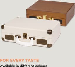 Auna Platenspeler voor platen, USB-platenspeler met luidspreker, Platenspeler in retro-design, Audio Record Player, Moderne vinyl-speler, Krachtige platenspeler turntable — thumbnail 4